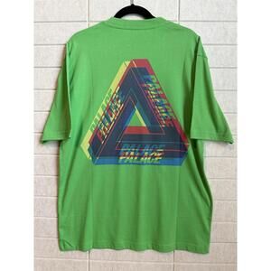 Palace Tri-Ferg Colour Blur T-shirt Large‎ Green Triferg